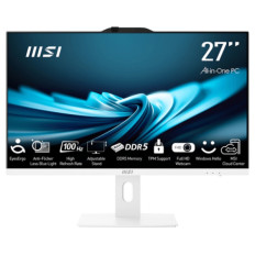 Računalnik AIO MSI 68,6 cm 27,0" 1920x1080 PRO AP272P i5-14400/16GB /500GB/Intel 730 HDMI DP /120W-89%/Brez OS bel (AIOMSI00011)