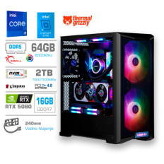 Računalnik MEGA TWR S10 i9-14900KF/RTX5080/64GB/2TB-4.0/1000W/Brez OS/črna RGB