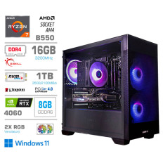 Računalnik PCX Exton R7 5700X 16GB 1TB RTX4060 W11