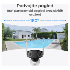 Reolink IP Kamera Duo serija P750 4K, 16MP, 180° panorama, zunanja, POE