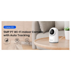 Reolink IP Kamera  E serija E331 Bela, 5MP, Nočni vid 12m, Dvosmerna komunikacija,  PAN