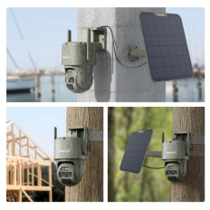 Reolink IP Kamera Trackmix Serija G770 4K, 8MP, 4G LTE, Samodejno sledenje, Baterijska, Maskirna