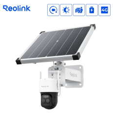 Reolink IP Kamera Trackmix Serija G790+SP2, 2K, 4MP, 4G LTE, PTZ, ColorX, samodejno sledenje, zoom.