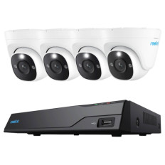 Reolink NVR snemalnik NVS8-12MD4 4k, 12MP, 8 kanalni NVR, 2TB HDD, 4x kamera POE