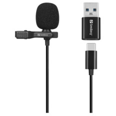 Sandberg Streamer USB Clip Microphone mikrofon