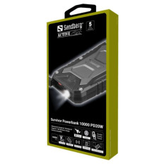 Sandberg Survivor Power Bank 10000 PD20W