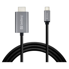 Sandberg USB-C na HDMI adapter kabel 2m