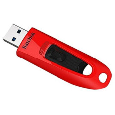 SanDisk 64GB Ultra USB 3.0 spominski ključek - rdeč