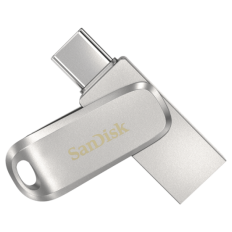 SanDisk Ultra Dual Drive Luxe USB Type-C 256GB 400MB/s USB 3.2 Gen 1, srebrn 
