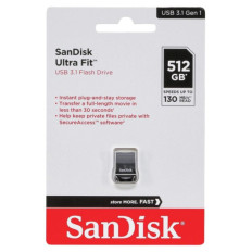 SanDisk Ultra Fit USB 512GB USB 3.1.do 400 MB/s