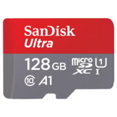 SANDISK Ultra microSDXC 128GB UHS-I FHD SD adapter (SDSQUAB-128G-GN6MA) spominska kartica