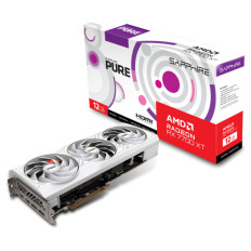 SAPPHIRE Pure Radeon RX 7700 XT 12GB GDDR6 GAMING (11335-03-20G) bela grafična kartica