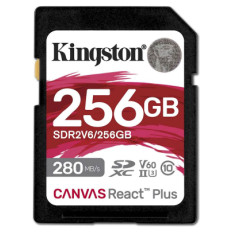 SDXC KINGSTON 256GB Canvas REACT Plus, 280