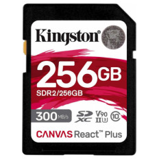 SDXC KINGSTON 256GB Canvas REACT Plus, 300