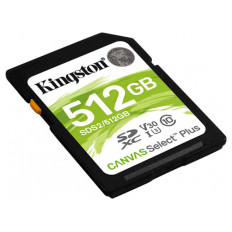 SDXC KINGSTON 512GB CANVAS SELECT Plus, 100