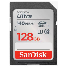 SDXC SanDisk 128GB Ultra, 140MB