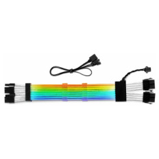 Sharkoon XTEND 16 6+2pin 0,3m RGB podaljšek za grafično kartico