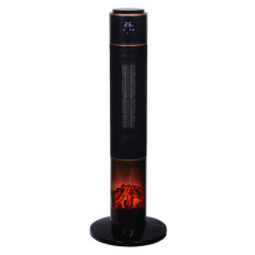 SHE PTC keramični ventilatorski grelnik z vizualnim učinkom ognja  2000W