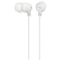 Slušalke Sony 3.5 z ušesnimi cepki MDREX15LPW - bele
