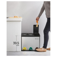 SONGMICS koš za ločevanje odpadkov 24L, LTB24L