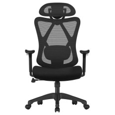 SONGMICS pisarniški stol, črn, OBN063B01