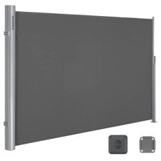 SONGMICS Stranski senčnik 160 x 350 cm antracit, GSA165G02