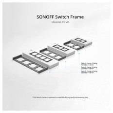 SONOFF okvir za stikala tipa M5-80, dvojno