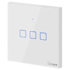 SONOFF pametno stensko stikalo Wi-Fi + RF433 trojno T1EU3C-TX