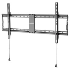 Stenski fiksni TV nosilec 43''-100'' MANHATTAN, 70kg, črne barve, ultra tanek