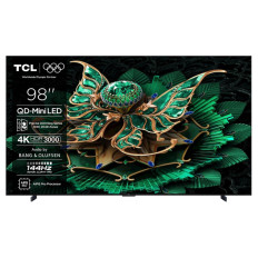 TCL 4K QD-Mini LED HDR PREMIUM 98C71K, Google TV, 144Hz, Ozvočeno z Bang & Olufsen