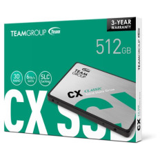 Teamgroup 512GB SSD CX2 3D NAND SATA 3 2,5 