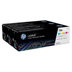 TONER HP 128A BARVNI TRI PACK