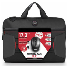 Torbica PORT Premium Pack 17,3" + WL miška