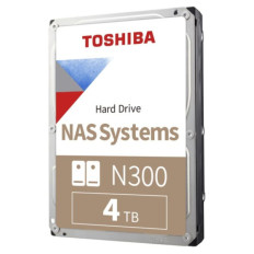 Toshiba 4TB N300 NAS 3,5" SATA 6Gb/s 7200rpm 512MB HDD disk