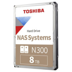 Toshiba 8TB N300 NAS 3,5" SATA 6Gb/s 7200rpm 512MB HDD disk