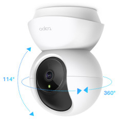 TP-LINK Tapo C200 dnevna/nočna Pan/Tilt FHD Wi-Fi bela nadzorna kamera