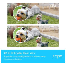 TP-LINK Tapo C420S2 2K QHD zunanja Wi-Fi varnostna kamera - set 2 kamer + Smart Hub