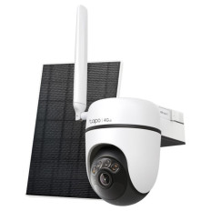 TP-LINK Tapo C615G KIT LTE 2K 3MP zunanja brezžična baterijska solarni panel bela nadzorna kamera