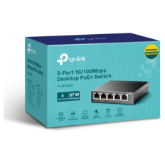 TP-LINK TL-SF1005P 5-port 10/100Mbps stikalo z 4-Port PoE+