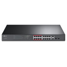 TP-LINK TL-SL1218MP 16-Port 10/100 2-port gigabit 16xPoE+ 250W 2xSFP rack mrežno stikalo-switch