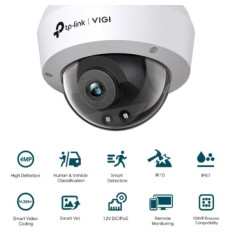TP-LINK VIGI 4MP IR Dome mrežna kamera (do 2560 × 1440 H.265+ 30fps)