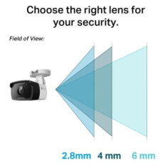 TP-LINK VIGI C320I 6MM FHD zunanja PoE IR Bullet varnostna kamera