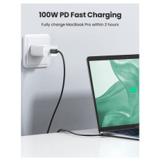 UGREEN 100W Thunderbolt 4 USB-C 8K kabel 0,8M