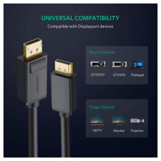 Ugreen 4K DisplayPort kabel 5M - box