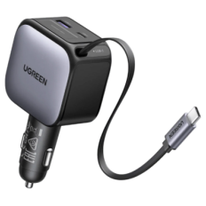 Ugreen 60W avtopolnilec z vgrajenim USB-C kablom