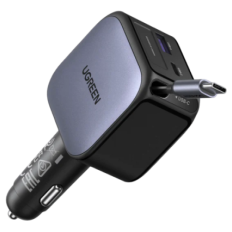 Ugreen 90W avtopolnilec z vgrajenim USB-C kablom
