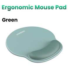 Ugreen ergonomska podloga za miško z naslonom za zapestje - zelena