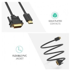 Ugreen HDMI na DVI kabel 24+1 2m - polybag