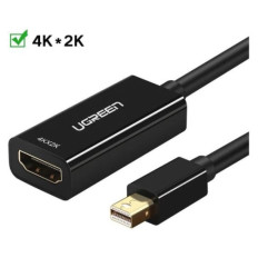 Ugreen Mini DisplayPort na HDMI (Ž) 4K adapter črn - box