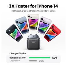 Ugreen Nexode 20W USB C Polnilnik GaN II PD 3.0